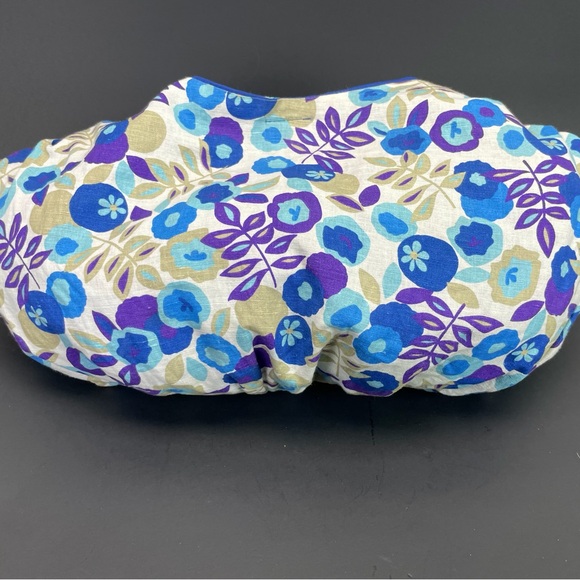 Tarnish Hobo Cloth Bag Purse Tote Outside Handbag Floral Spring Summer Vintage - Picture 3 of 7